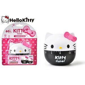 Hello Kitty 60-Minute Kitchen Timer Cute Cooking Helper Rose Red Bow